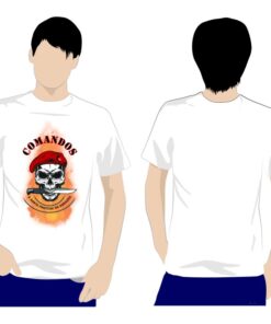 Tshirts de Algodão e Técnicas - Comandos - Modelo 23