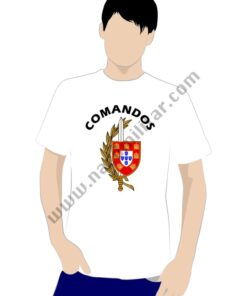 Tshirts de Algodão e Técnicas  Comandos  Modelo 32