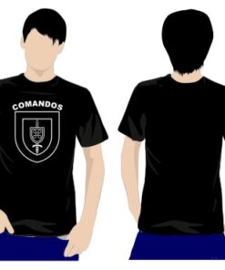 T-shirts de Algodão e Técnicas - Comandos - Modelo 35