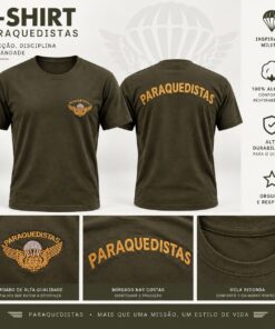 Tshirts Paraquedistas de Algodão   Modelo 15